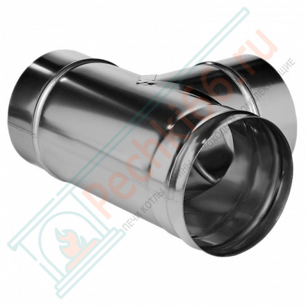 Тройник 90° без изол (НЕРЖ-321/0,8) d-180 (Дымок-Lux)