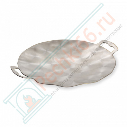 Садж сковорода нержавеющая с цельными ручками 400 мм.