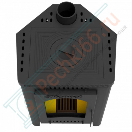 Печь-камин Гермес с плитой угловой (Kennet)