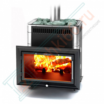 Печь для бани Витрувия II Inox БСЭ ТО антрацит НВ (T.M.F) до 18 м3
