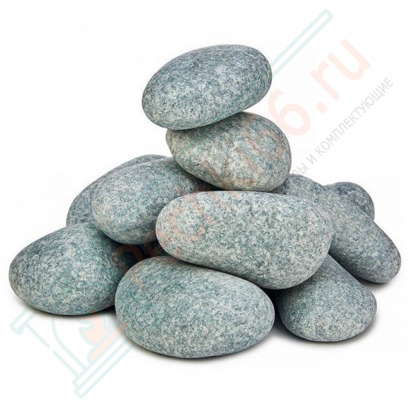 Камень для бани Жадеит шлифованный средний, м/р Хакасия (ведро), 20 кг в Ижевске