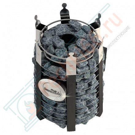 Банная печь Екатерина СТОУН стронг со стеклом (Добросталь)