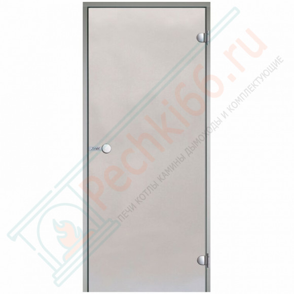 Дверь стеклянная для хамама, сатин, коробка алюминий 1900х700 (Harvia) DA71905 в Ижевске