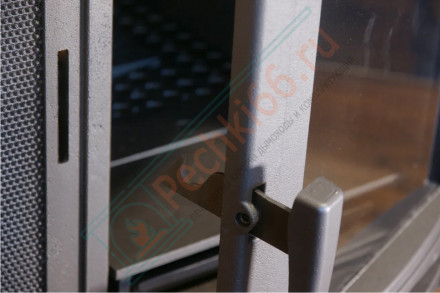 Чугунная печь для бани Атмосфера XL (Про) нержавеющая сетка (ProMetall)