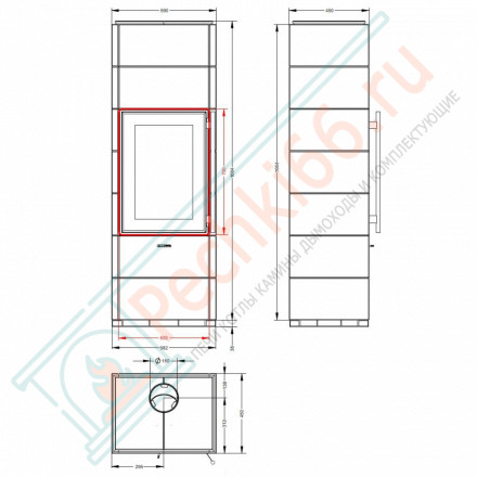 Печь камин Киви ПК 5070 7К (Астов)