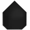 Притопочный лист VPL031-R9005, 1000Х800мм, чёрный (Вулкан)