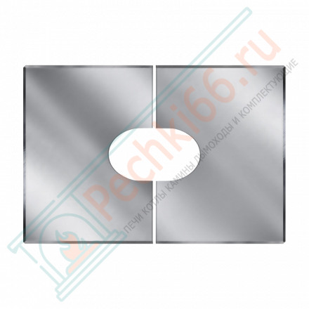 Фланец разрезной 33/45º без изол 780х1040 на трубу V50R (AISI-304/0,5) d-180/280 (Вулкан)