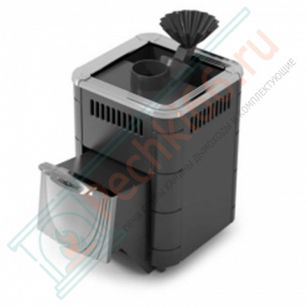 Печь для бани Гейзер Микра 2017 Inox ДА ЗК антрацит (T.M.F) до 9 м3