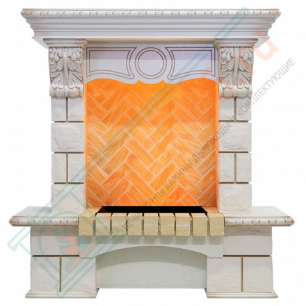 Портал Pierre Luxe - Слоновая кость / Шампань (Высота 975мм)