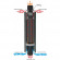 Дымоход - конвектор Окаменевшее дерево перенесённый рисунок + Россо Леванте, d-115, L=1000 мм (Feringer) в Ижевске