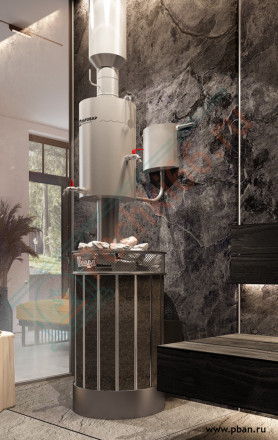 Печь для бани Услада Керама, КТК, с панорамной дверцей ПлаZма (Жара)