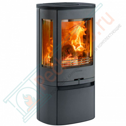 Печь-камин 850:2 Style, верх многослойная сталь, цвет черный (Contura)