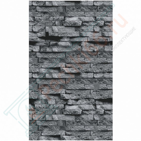 Плита ФАСПАН Серый камень №1008 Вертикаль 8мм 1200х600мм (Везувий) в Ижевске
