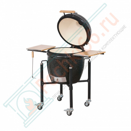 Керамический гриль с ножками и столиками Classic Basic (Monolith)