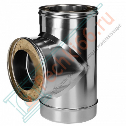 Тройник 90° с изол (НЕРЖ-321/0,5-НЕРЖ-439/0,5) d-150/230 (Дымок-Lux)