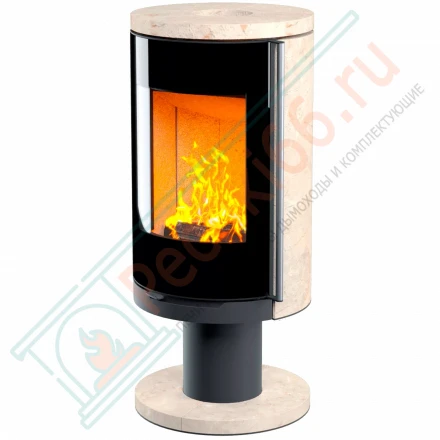 Печь-камин R1.0 N K Plus, в камне, на ноге (Астов)