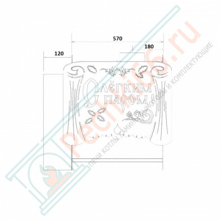 Банная печь Святогор Декор (Царь-Печи)