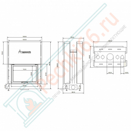 Каминная топка Flat W 75/60 (A.caminetti)