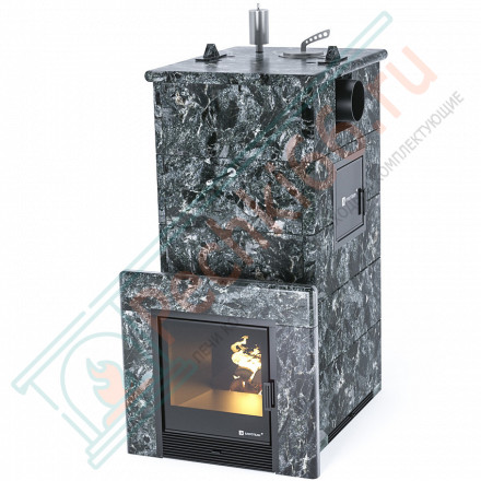 Печь для бани Геленджик-М2 с боковым подключением в пироксените (ИзиСтим)