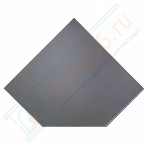 Притопочный лист VPL021-R7010, 1100Х1100мм, серый (Вулкан) в Ижевске