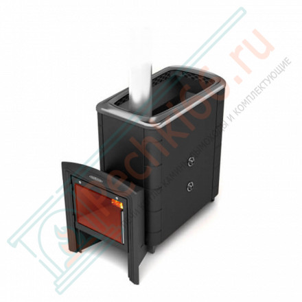 Печь для бани Тунгуска XXL 2013 Inox Витра ТО антрацит (T.M.F) до 24 м3