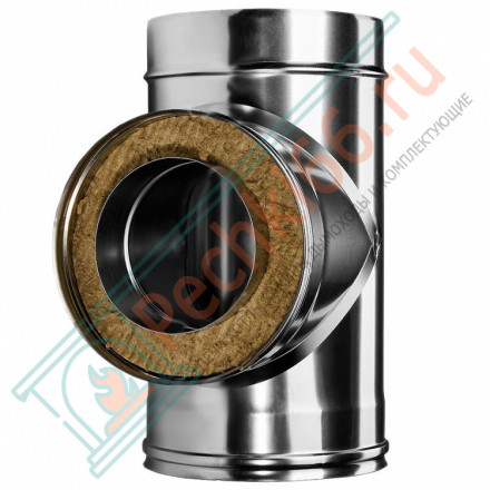 Тройник 90° с изол (НЕРЖ-321/0,5-НЕРЖ-439/0,5) d-250/330 (Дымок-Lux)