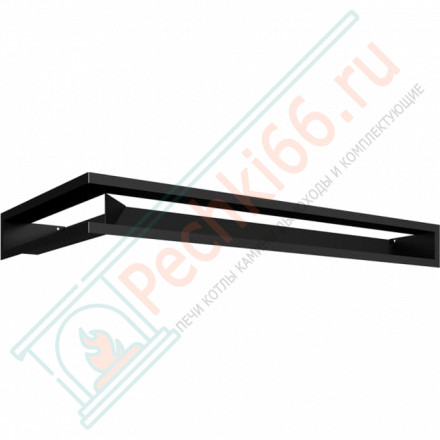 Каминная решетка угловая Luft 40X80X9 черная (Kratki)