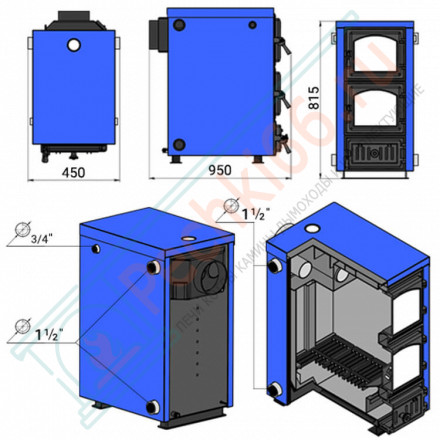 Отопительный котел Олимп-30 (Везувий) 30 кВт