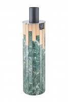 Дымоход - конвектор Змеевик + Окаменевшее дерево, d-115, L=1000 мм (Feringer)