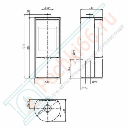 Печь-камин Toledo (Thorma)