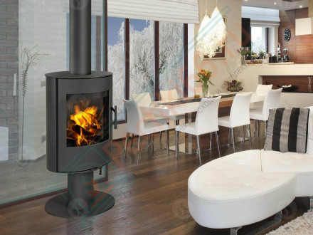 Печь-камин Evora T металл (Romotop)