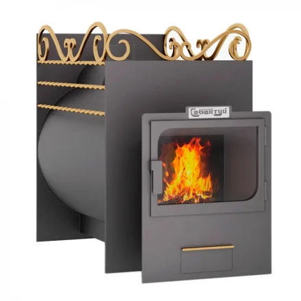 Печь для бани Сабантуй-26 панорама, ковка (Сабантуй) до 26м3