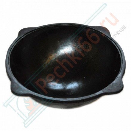 Узбекский чугунный казан круглое дно 6 л. (Наманган DAVR METALL)