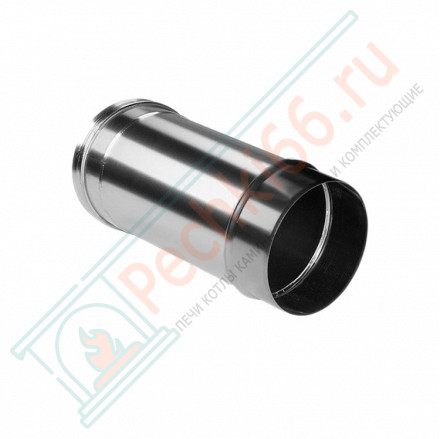 Труба прямая L=250 без изол (НЕРЖ-321/0,8) d-120 (Дымок-Lux)