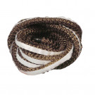 Самоклеящийся базальтовый термостойкий шнур 6мм. (2м/п) до +700 C° (Россия)