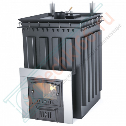 Печь для бани Домна-60К в талькохлорите (ИзиСтим)