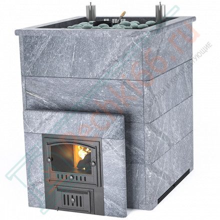 Печь для бани Домна-60К в талькохлорите (ИзиСтим)