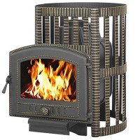 Чугунная печь для бани Легенда Ковка 22 224 (Везувий) до 24 м3