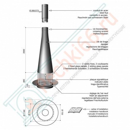 Центральный камин Filiofocus 2000 (Focus)