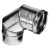 Колено 90° (Aisi-304/0,8) d-200 (Ferrum Austenite HF)