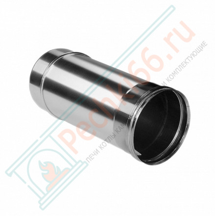 Труба прямая L=250 без изол (НЕРЖ-321/0,8) d-180 (Дымок-Lux)