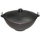 Казан чугунный с крышкой и ручкой 8л. (Балезино)