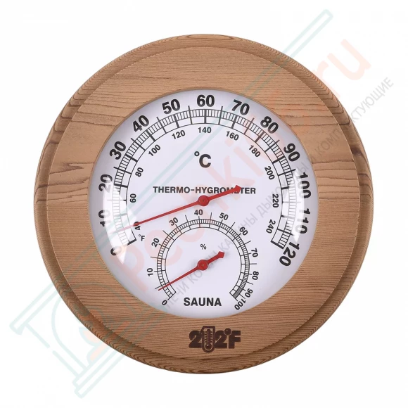 Термогигрометр 10-R круг, канадский кедр (212F) в Ижевске