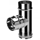 Тройник одностенный 90° (AISI-304/0,5мм) d-104 (Вулкан)