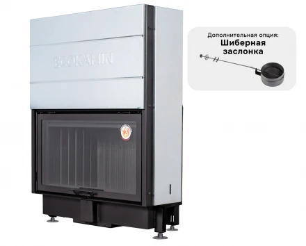 Топка Вега 1000 KB черный шамот (Экокамин)