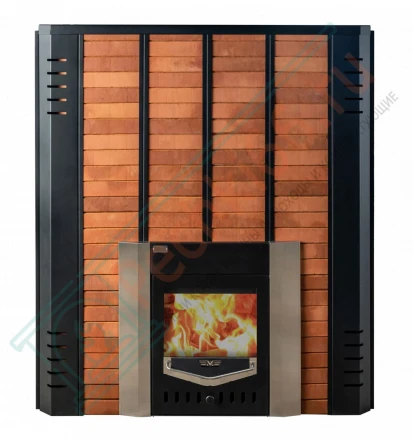 Печь для бани из нержавеющей стали № 06МКН-36 в готовой кирпичной облицовке (Тройка) до 36 м3