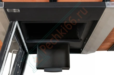 Печь для бани из нержавеющей стали № 06МКН-36 в готовой кирпичной облицовке (Тройка) до 36 м3