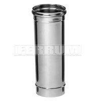Дымоход L=0,5м (Aisi-304/0,8) d-200 (Ferrum Austenite HF)