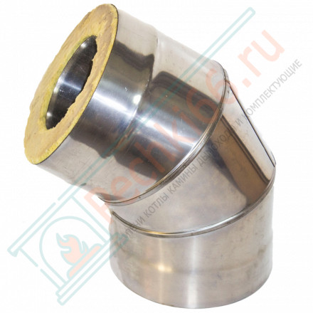 Сэндвич-отвод 135° (НЕРЖ-439/1,0-НЕРЖ-439/0,5) d-180/260 (УМК)