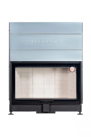 Каминная топка Вега 1200 принтинг подовое горение (Экокамин)